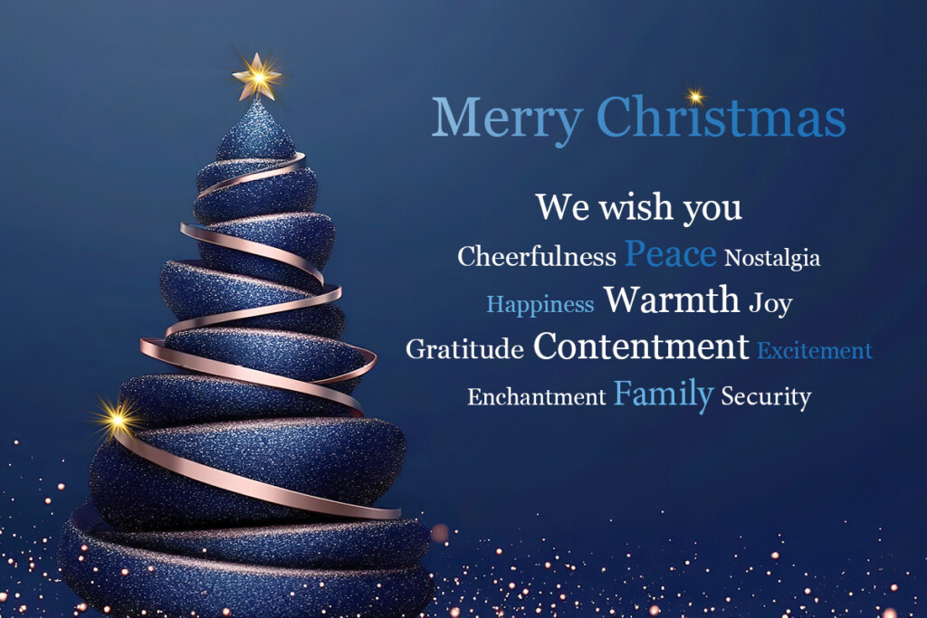 Merry and relaxing Christmas to all of you